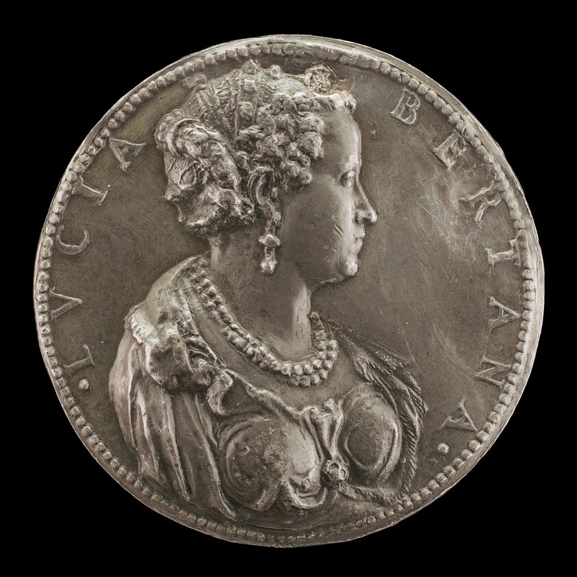 Lucia dall'Oro, 1521-1567, Bolognese Poet, Wife of Gurone Bertano [obverse]