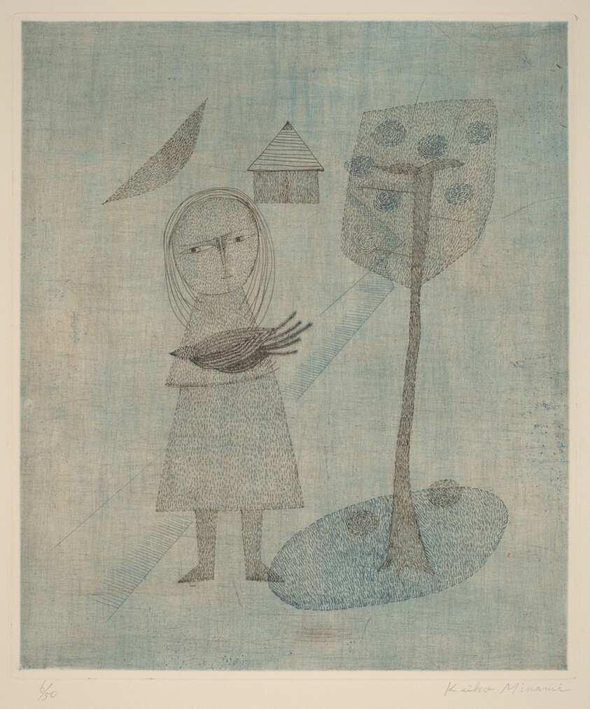 Little Girl with a Bird (Fillette à l'oiseau)