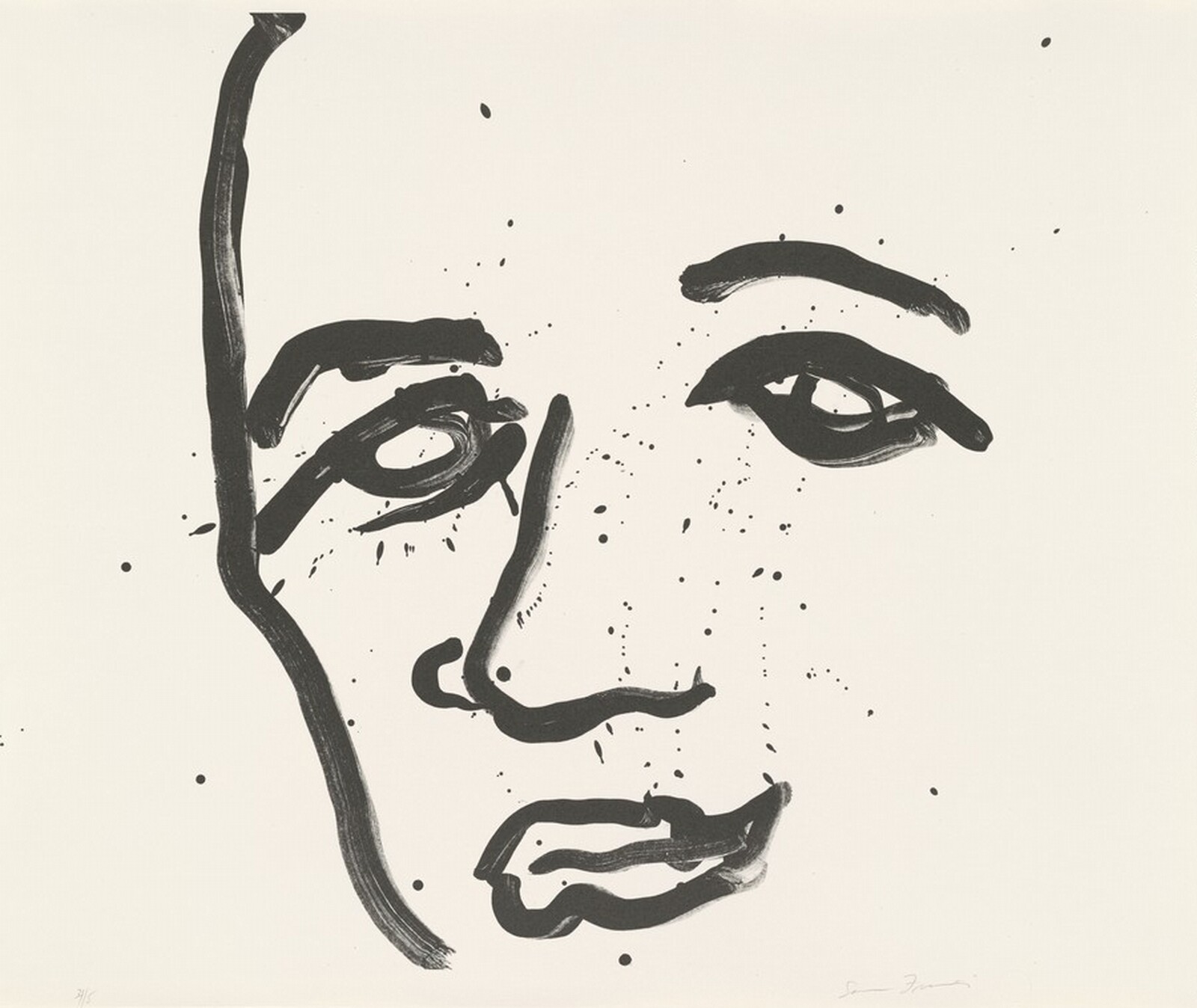 Self-Portrait, Sam Francis, 1973