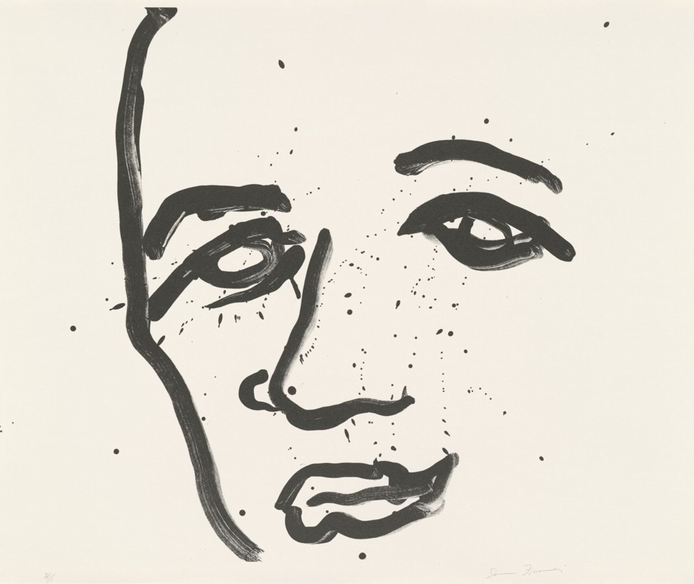 Self-Portrait, Sam Francis, 1973