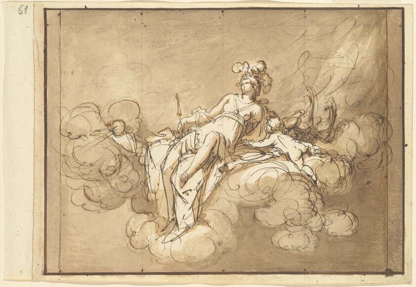 Juno Seated on the Clouds