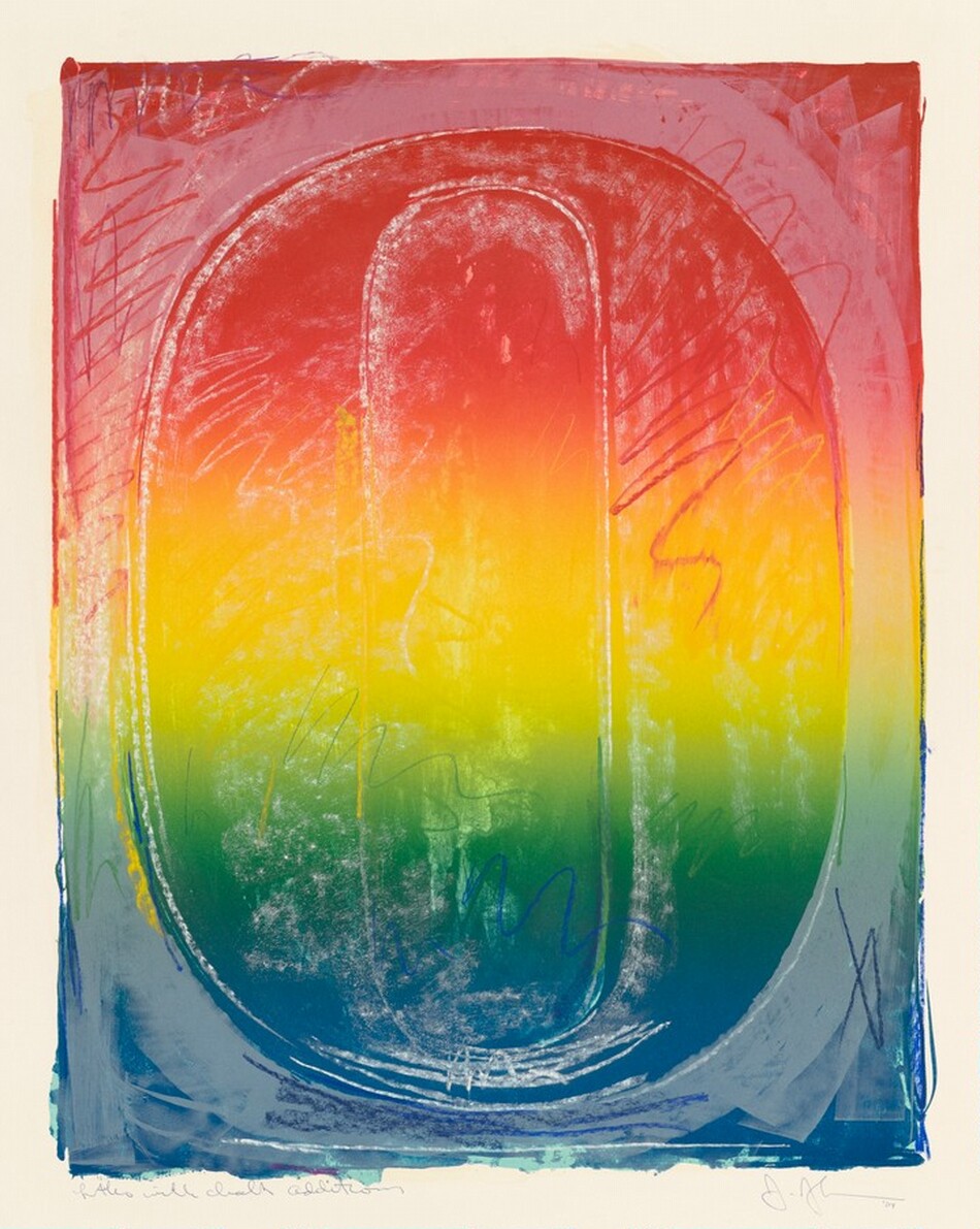 After Holbein [trial proof] by Jasper Johns, Bill Goldston