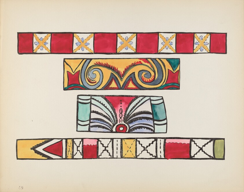 Plate 49: Miscellaneous Design: From Portfolio "Spanish Colonial Designs of New Mexico"