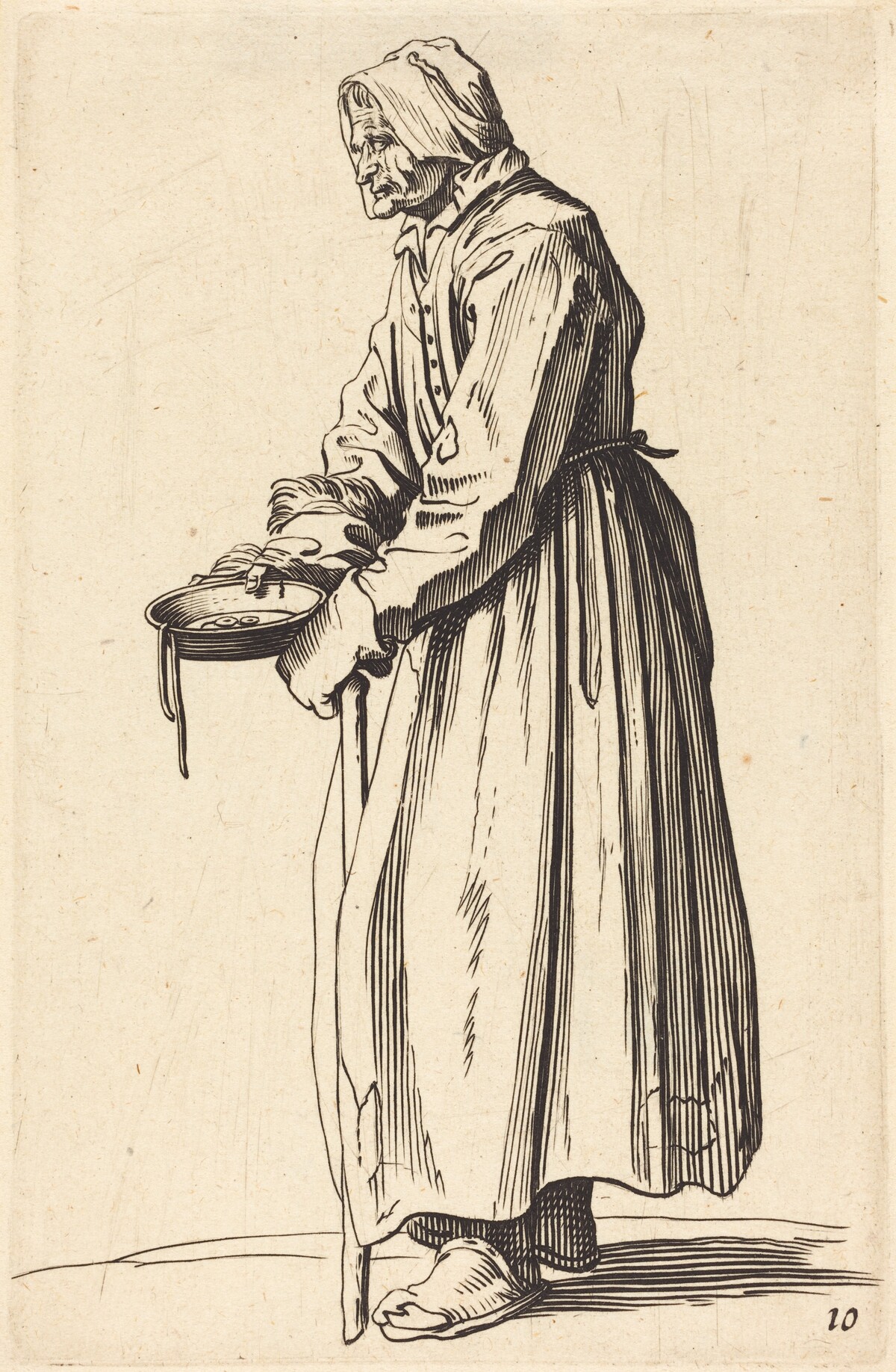 Beggar Woman with Pan