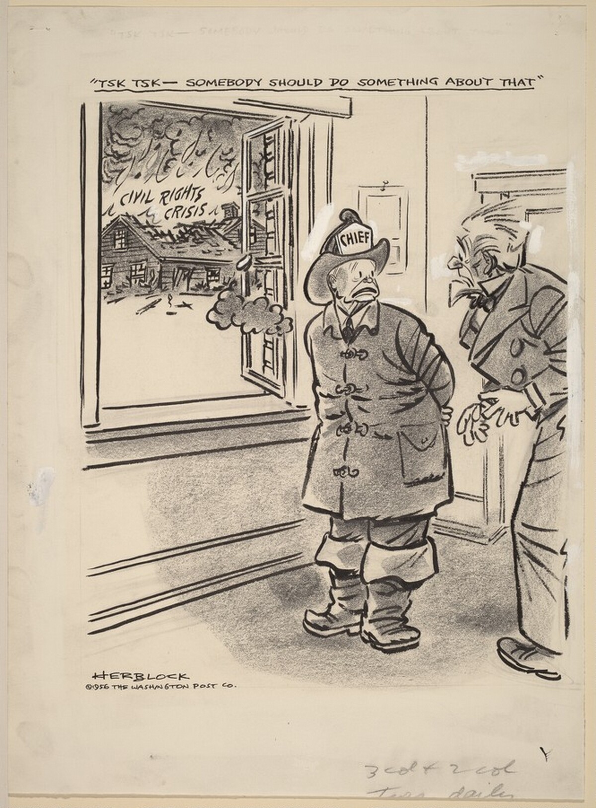 Tsk, Tsk - Somebody Should Do Something About That