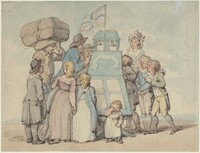 The Peep Show, Thomas Rowlandson