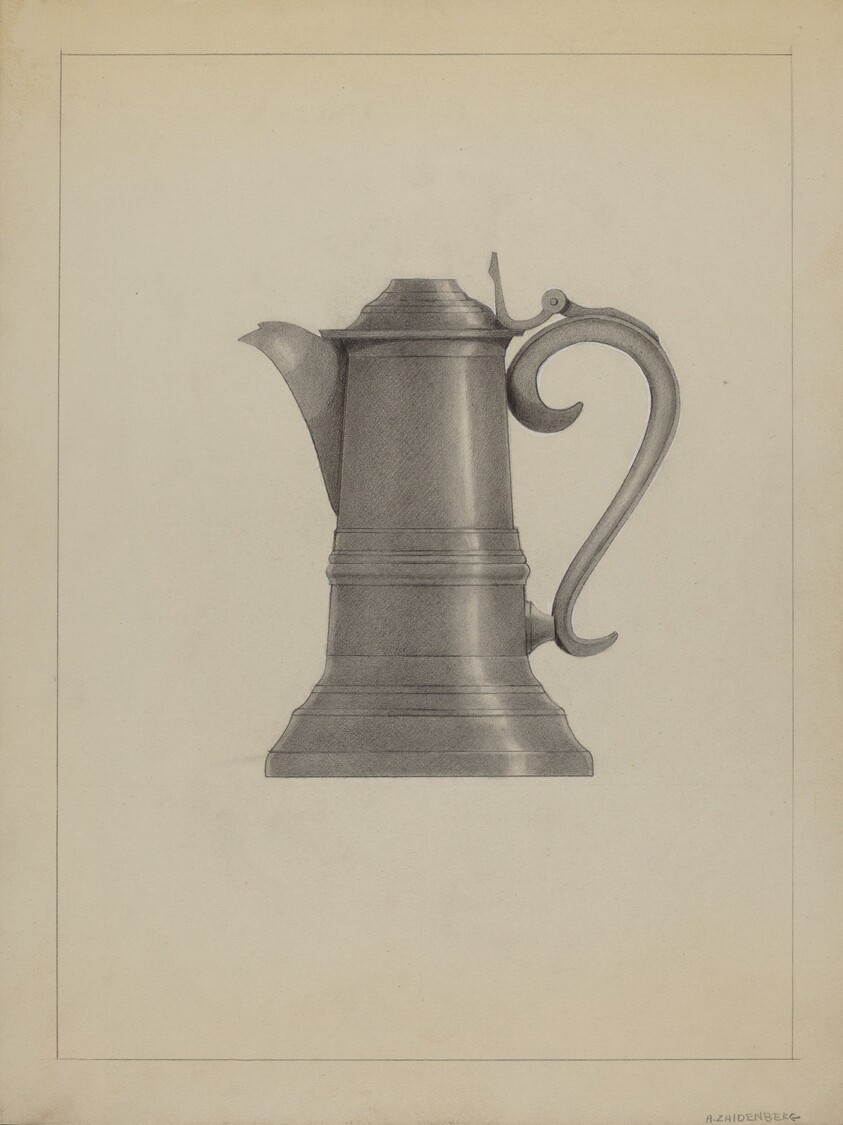 Pewter Flagon