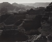 Grand Canyon of the Colorado River, Grand Canyon National Park, Arizona, Ansel Adams, c. 1942, printed 1980