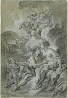 Venus appuyee sur son cher Adonis ..., François Boucher, 1767