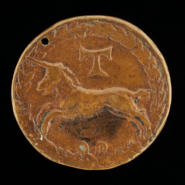 Springing Unicorn and Tau Cross [reverse]