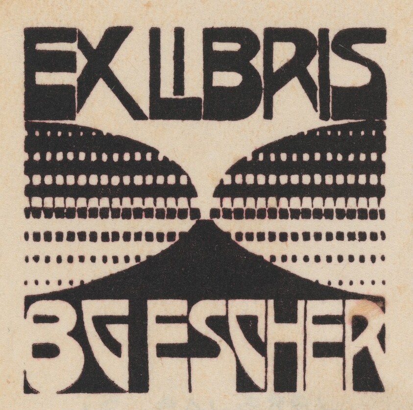Bookplate B.G. Escher