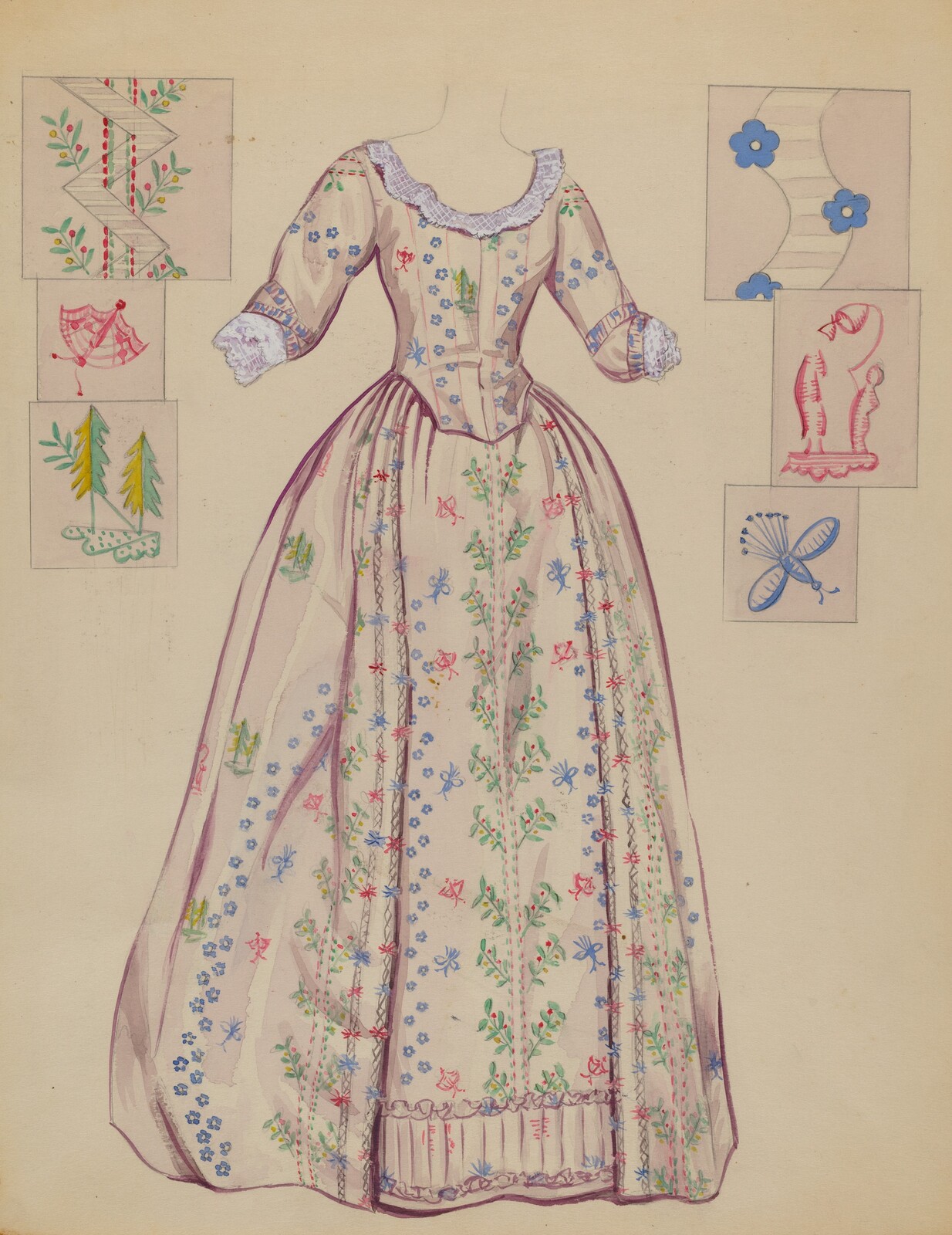 Dress, Nancy Crimi, 1935/1942