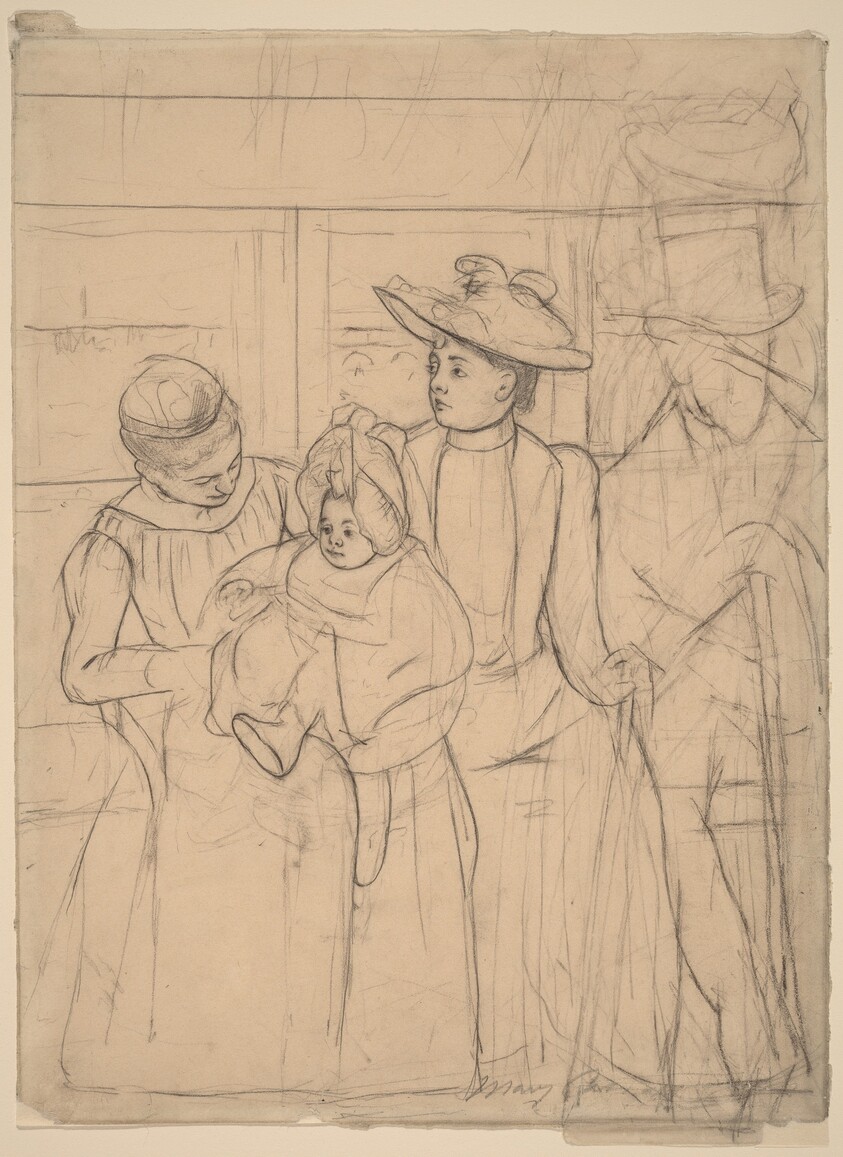 In the Omnibus [recto]