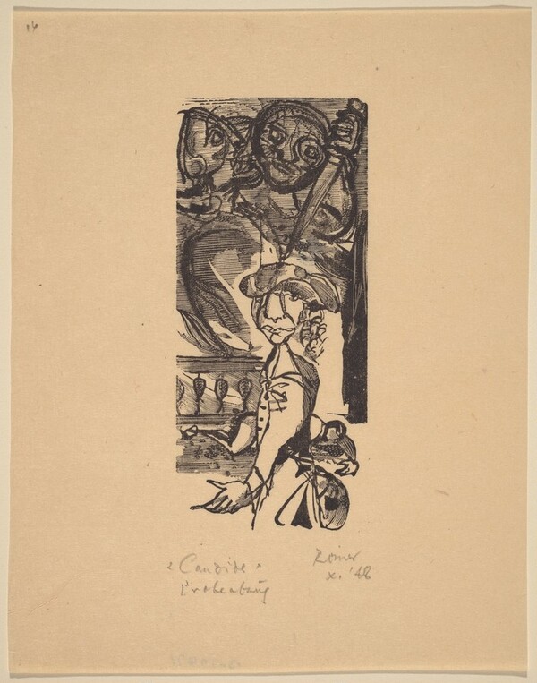 Illustration to Voltaire, "Candide"