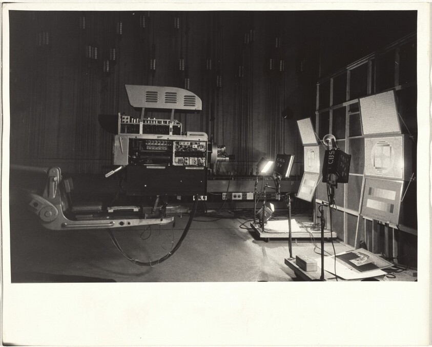 Test patterns, CBS TV studio--Burbank, California