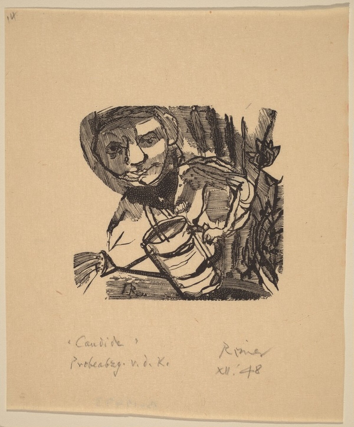Illustration to Voltaire, "Candide"