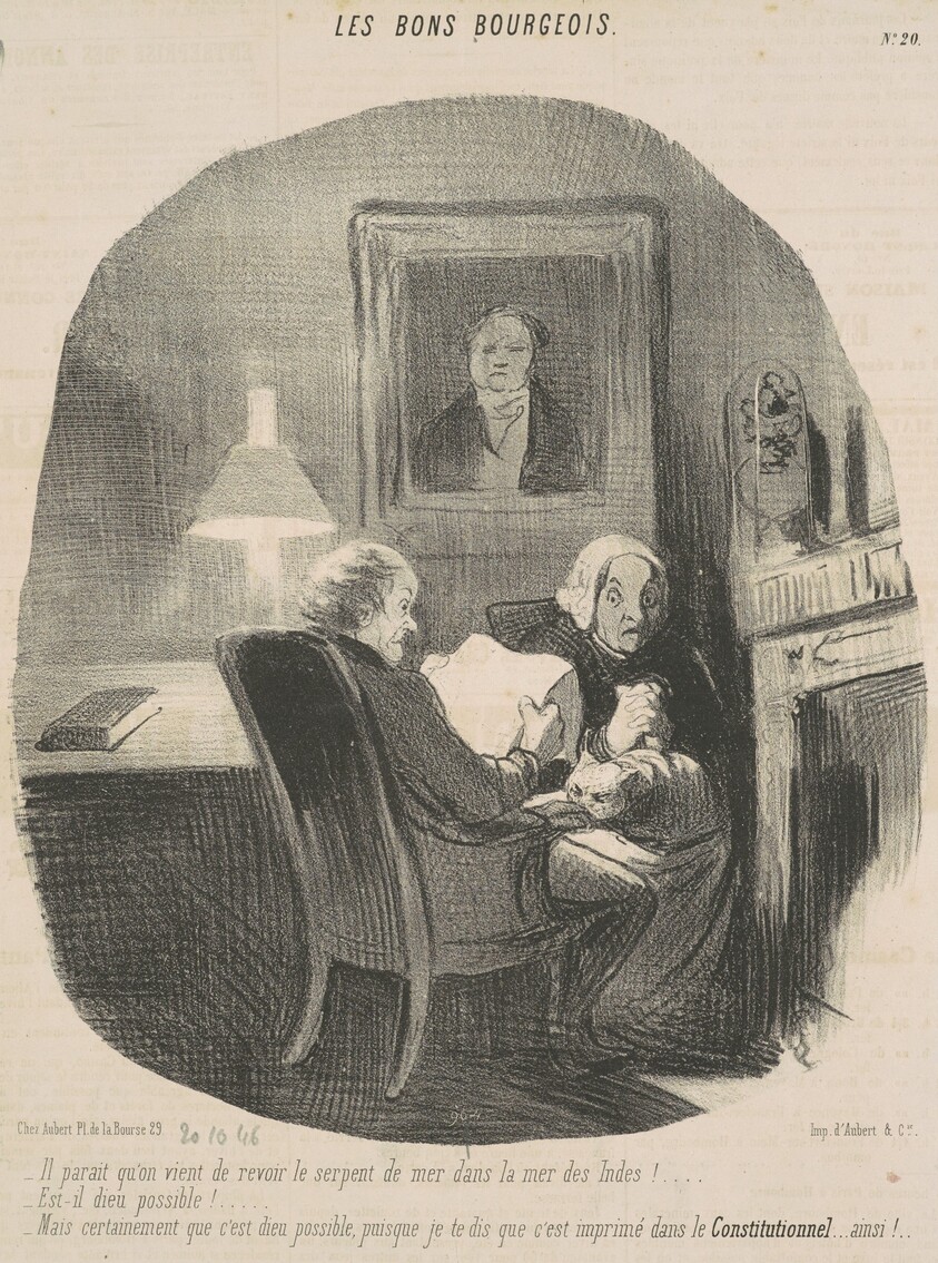 Il parait qu'on vient de revoir le serpent de mer ...