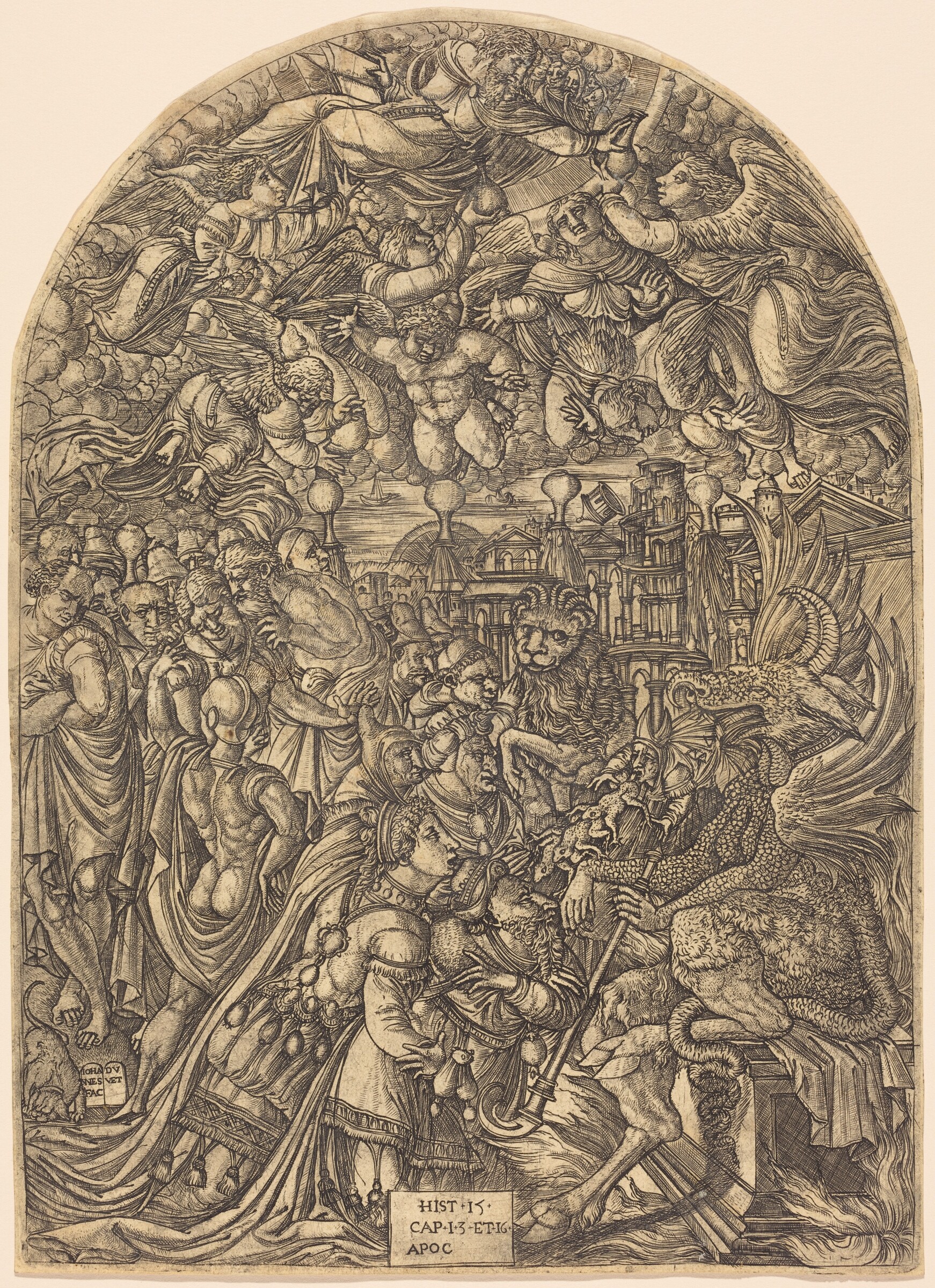 The Dragon and the Beast, Jean Duvet, 1546/1556