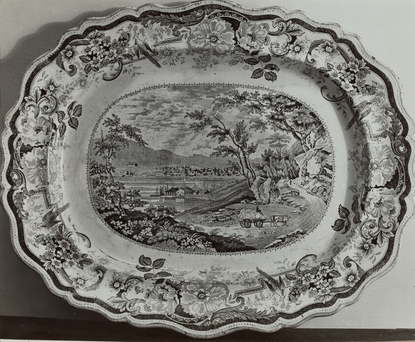 Plate - "Newburgh on the Hudson"