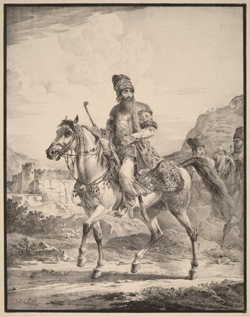 A Persian on Horseback
