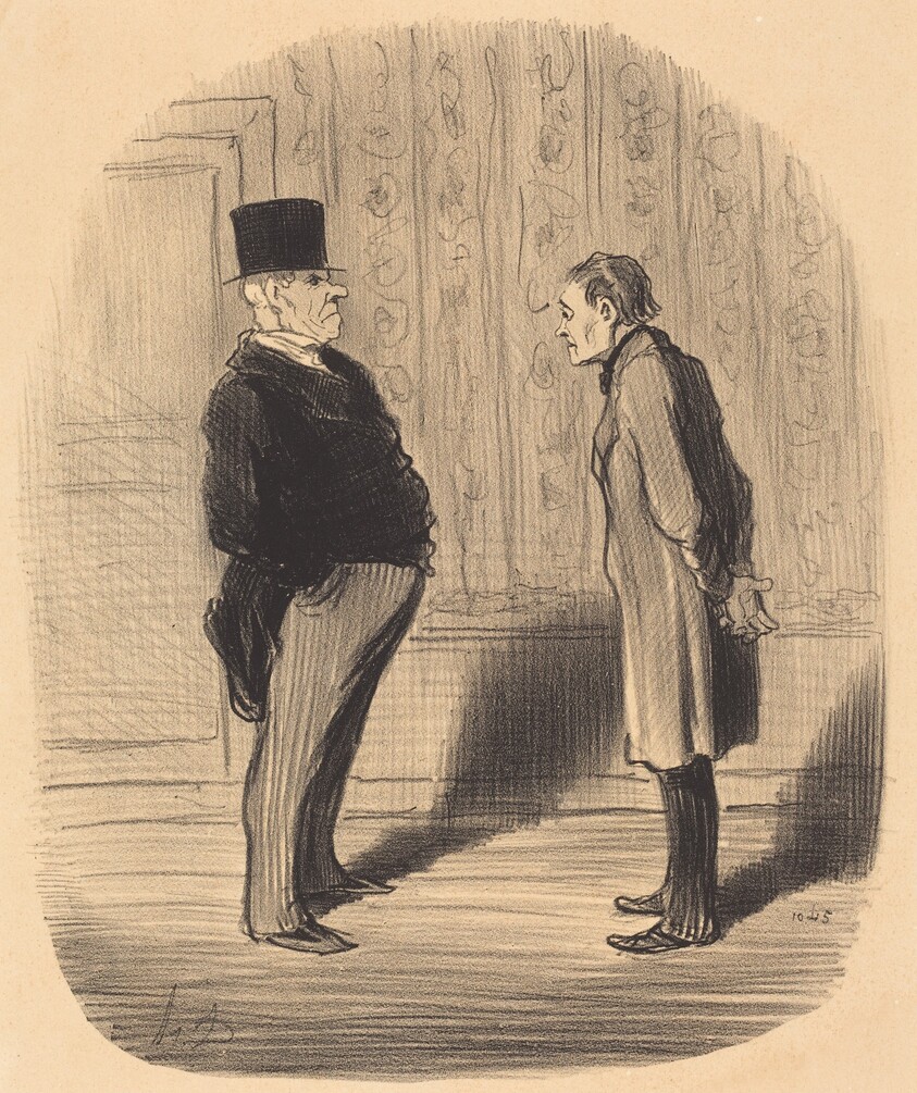 Eh! bien monsieur et mes trois termes...