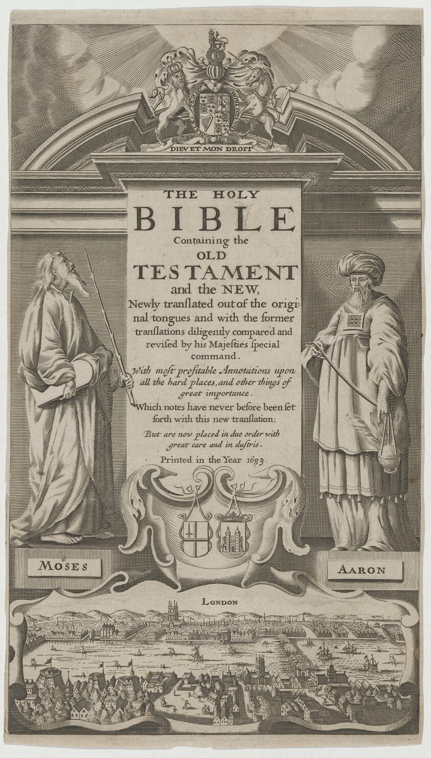 Title Page to the Bible