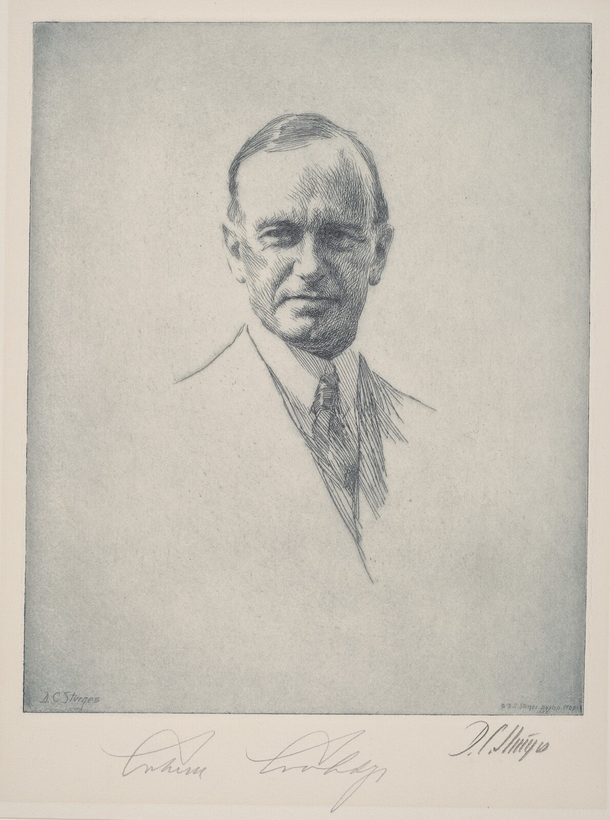 President Coolidge, Dwight Case Sturges, 1925