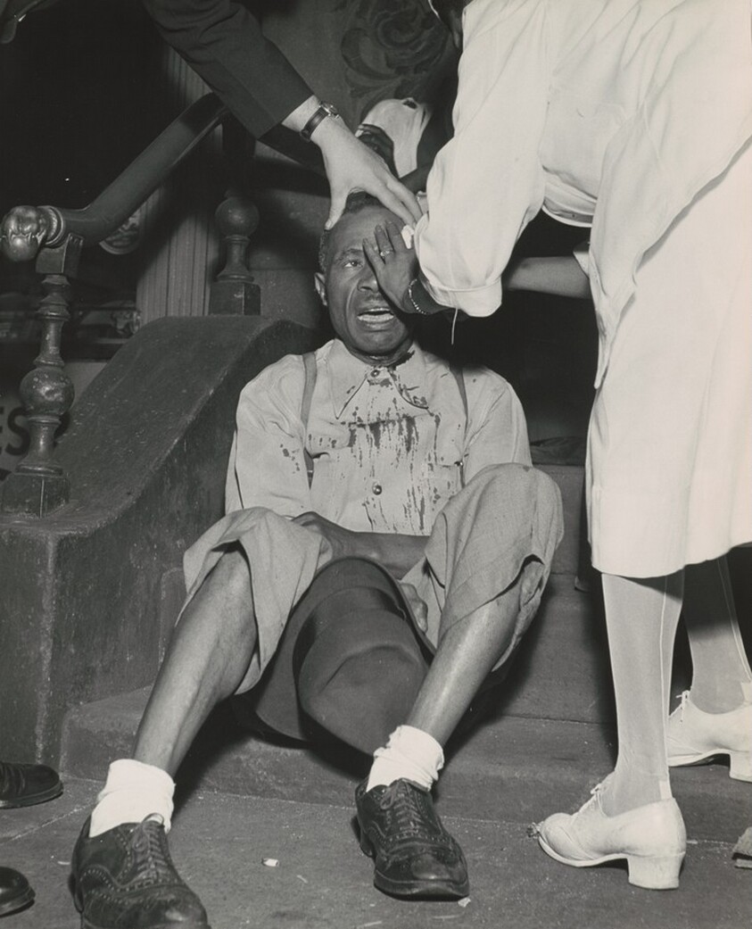 Battered Man, Harlem, New York