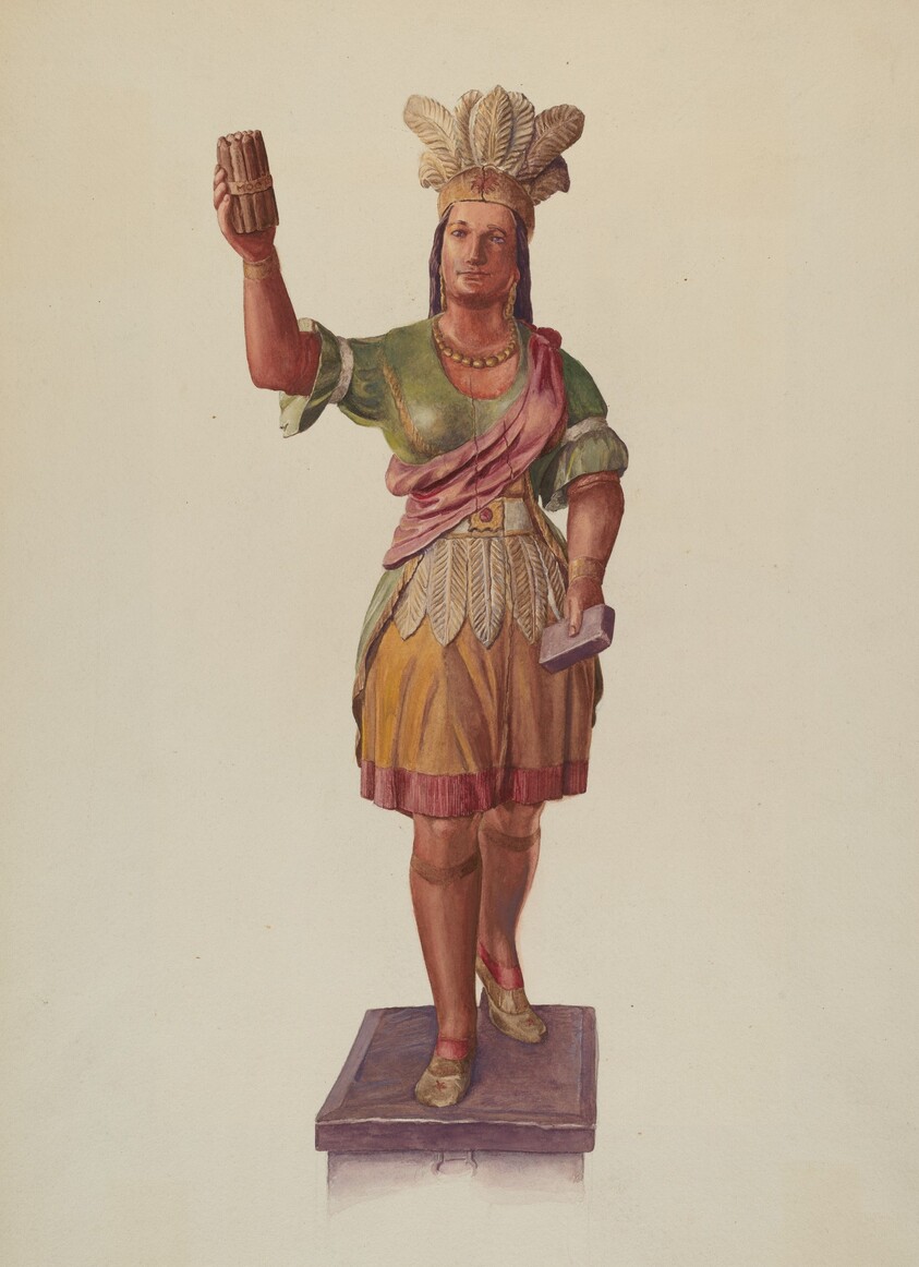 Cigar Store Pocahontas