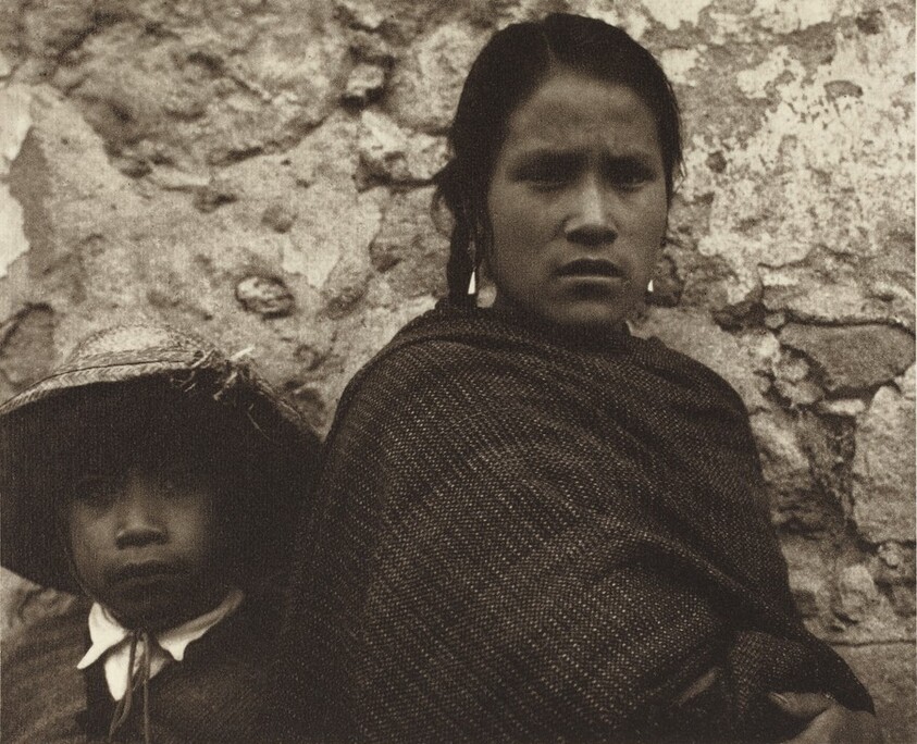 Young Woman and Boy, Toluca