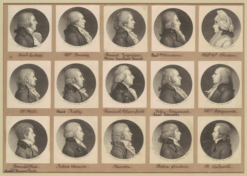 Saint-Mémin Collection of Portraits, Group 8