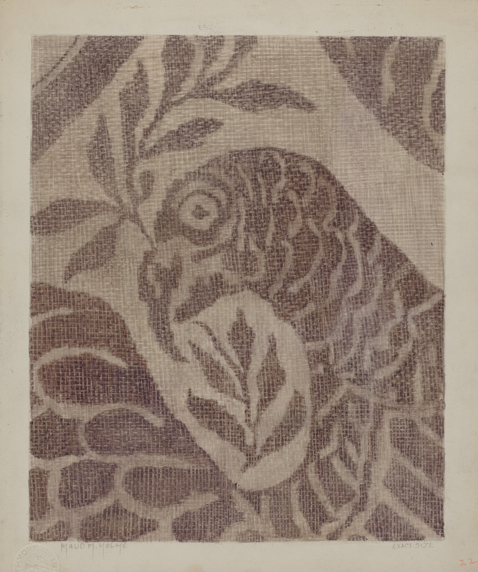 Handwoven Coverlet, Maud M. Holme, c. 1937