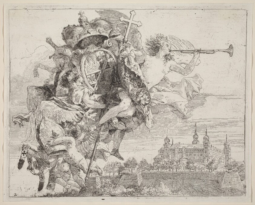 Arms of Karl Philip von Greiffenklau, Prince-Bishop of Wurzburg