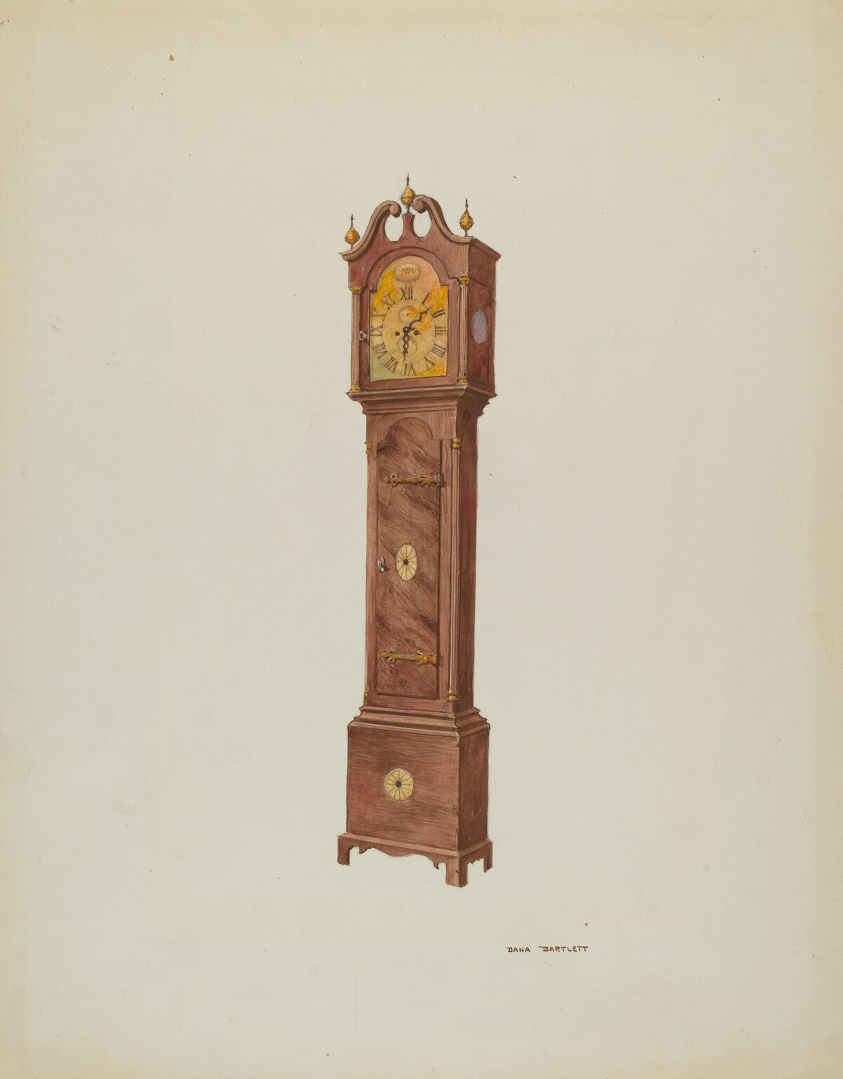 Grandfather Clock, Angular View