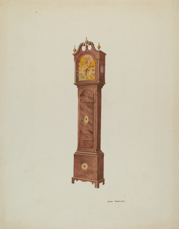 Grandfather Clock, Angular View