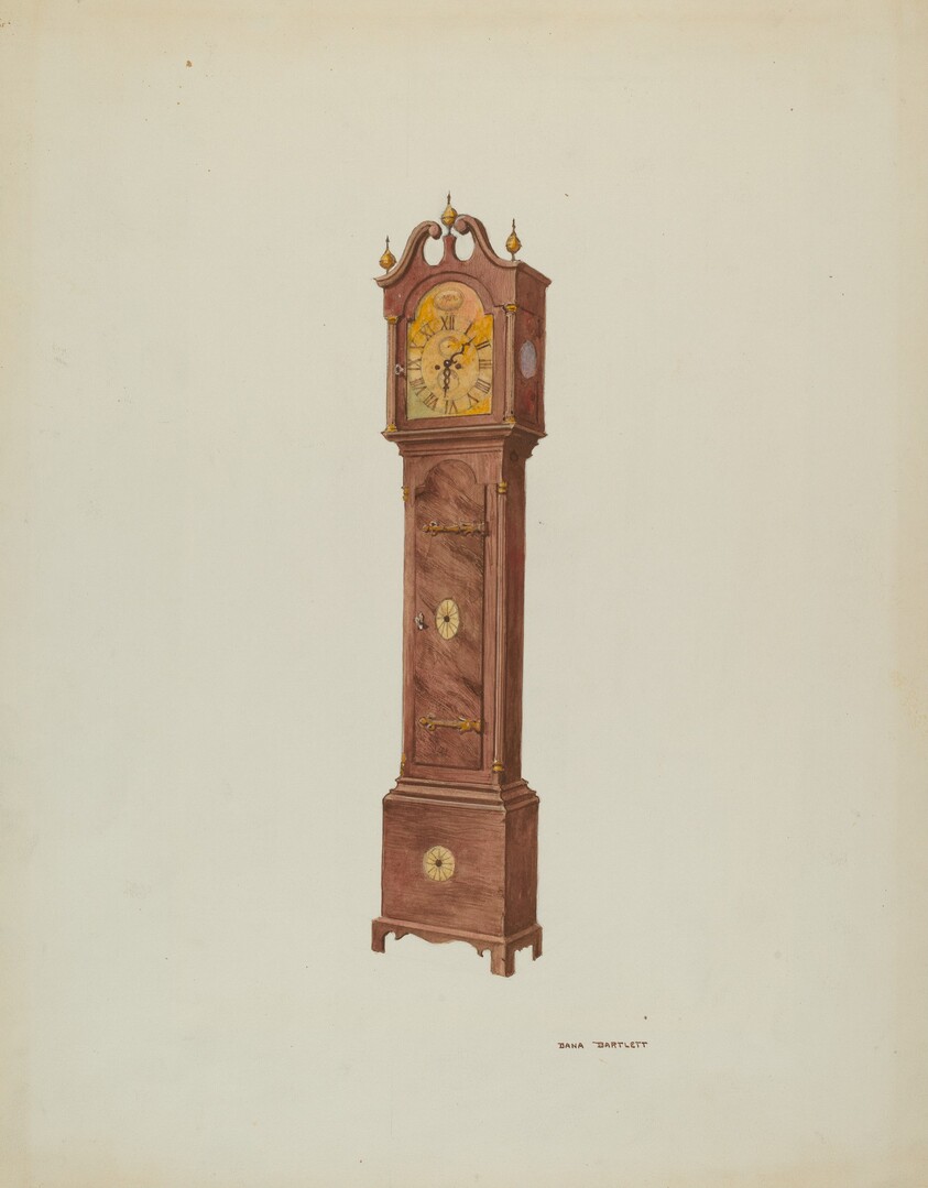 Grandfather Clock, Angular View