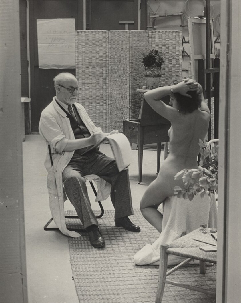 Matisse and His Model at the Villa d'Alésia, Paris