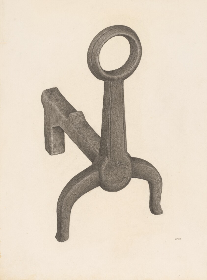 Andiron (one of pair)