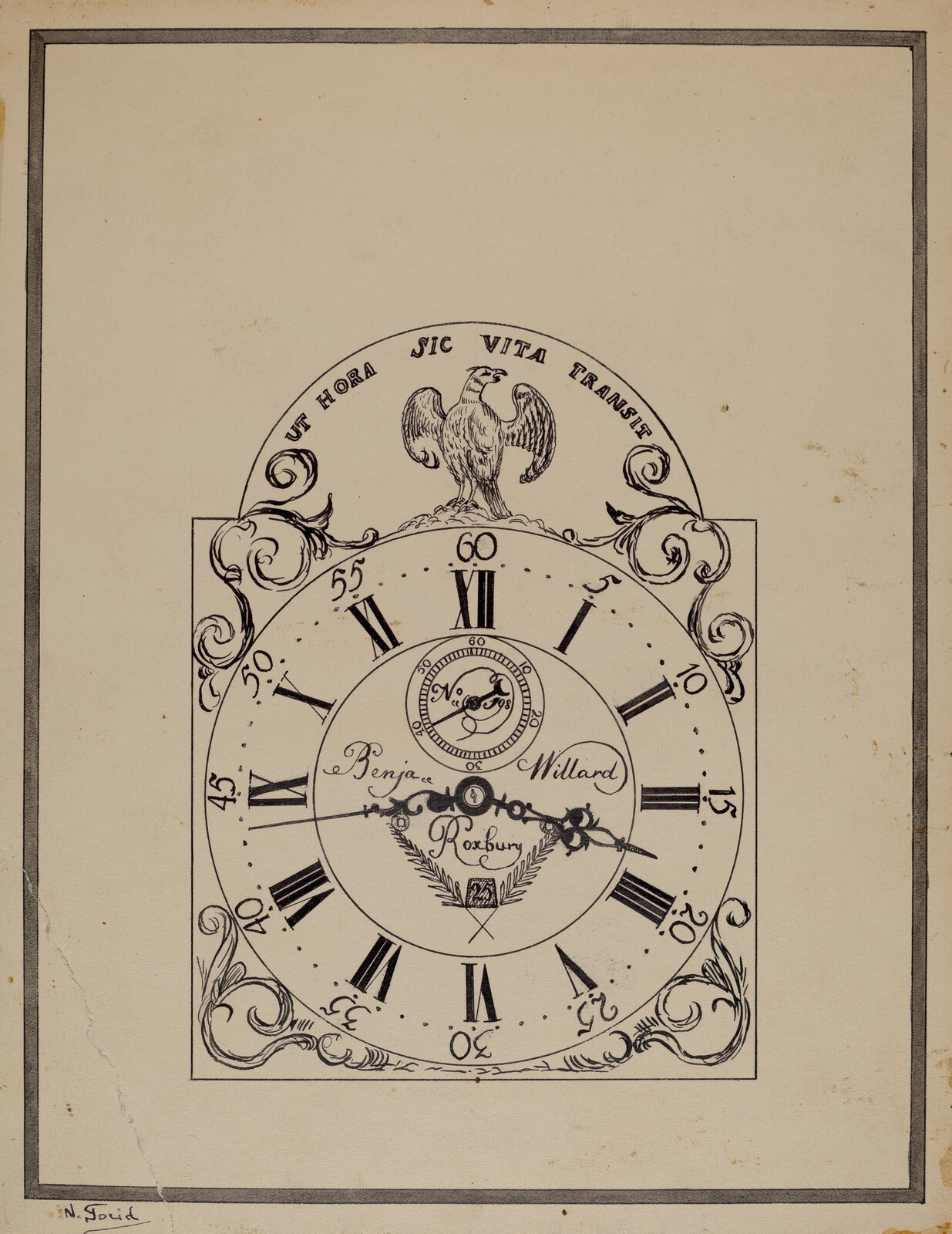 Clock, Nicholas Gorid, c. 1938