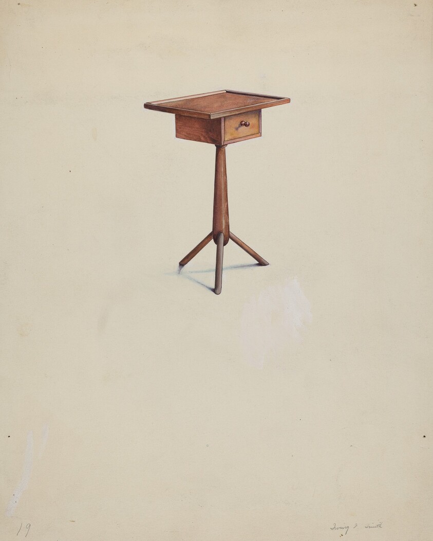 Shaker Peg Leg Stand