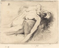 Dying Woman (La Mourante), Albert Besnard, 1885