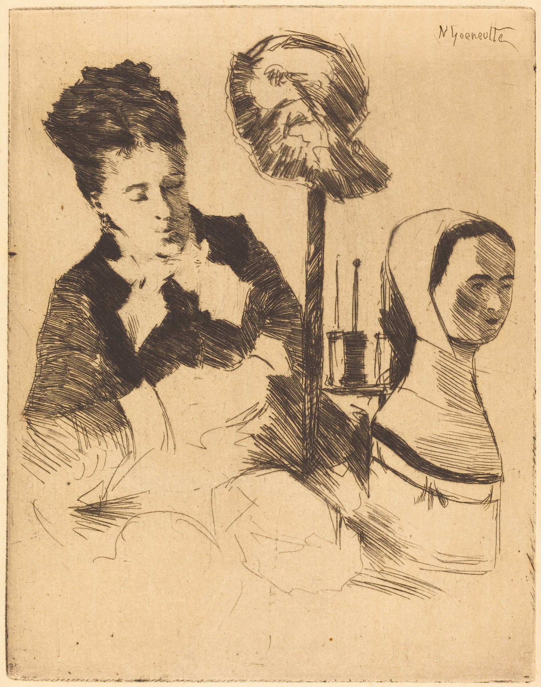 The Milliner (La modiste), Norbert Goeneutte, 1893