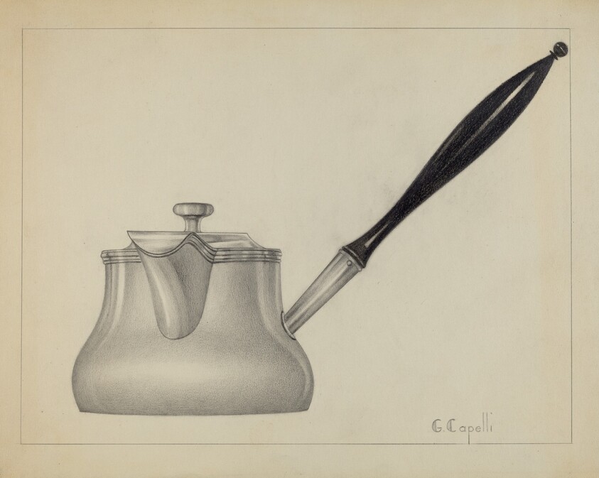 Silver Saucepan with Cover