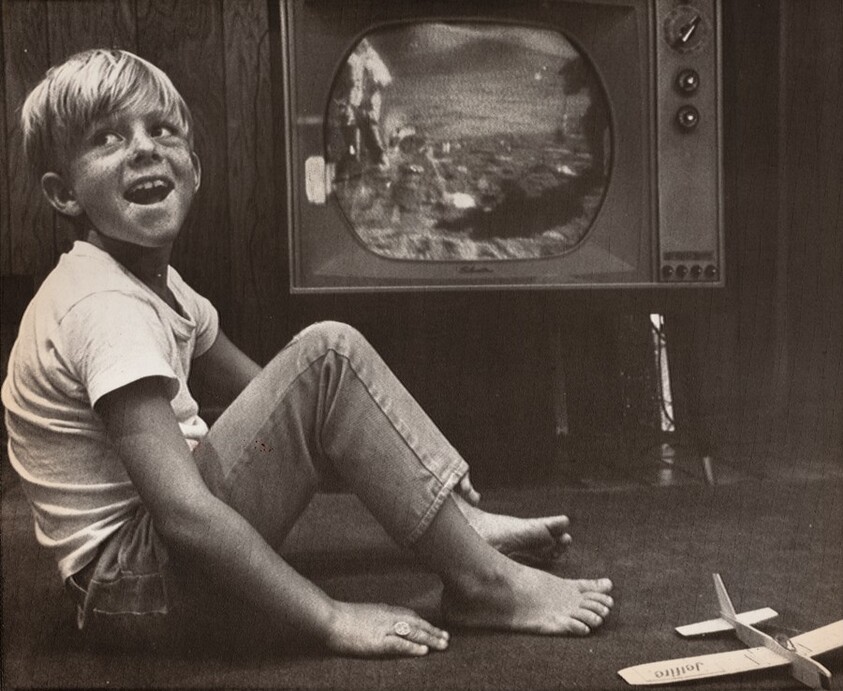 Title from caption on object: "Watches Dad at Work”