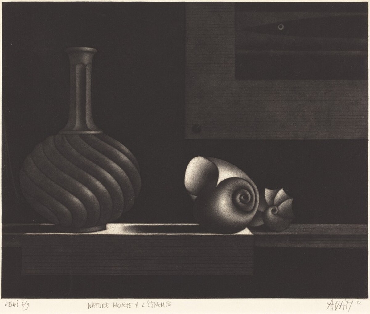 Nature morte à l'estampe (Still Life with Print)