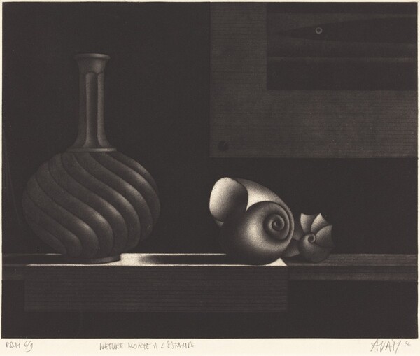 Nature morte à l'estampe (Still Life with Print)