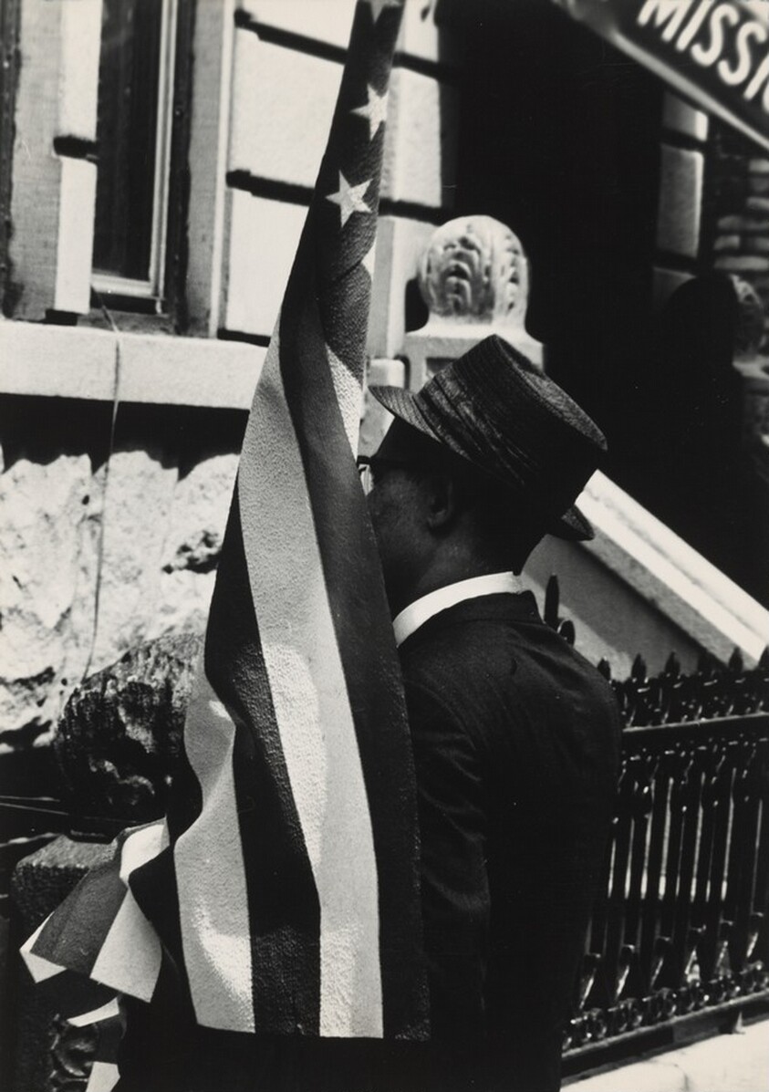 Untitled (Man with Flag)