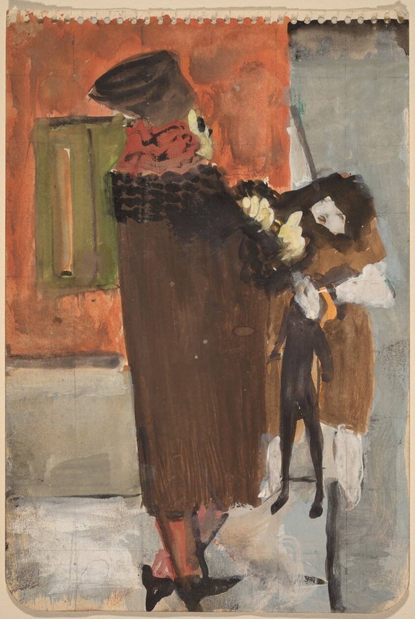 Two Standing Figures