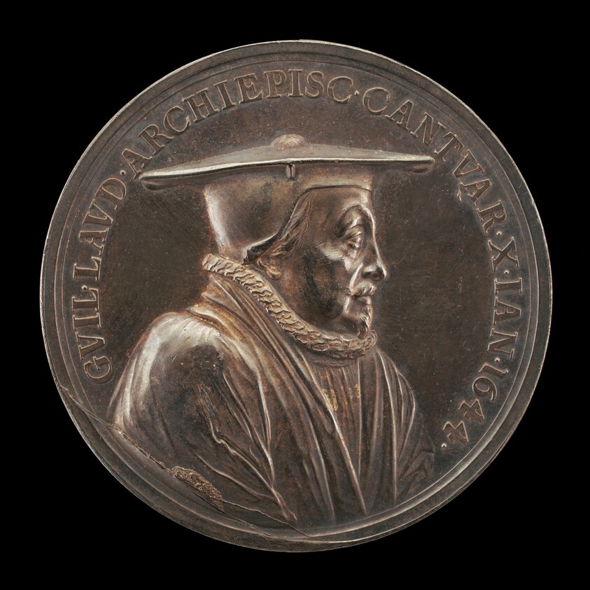 William Laud, 1573-1645, Archbishop of Canterbury 1633 [obverse]