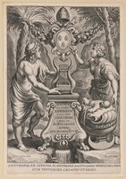 Title Page for M.C. Sarbievski, Lyricorum Libri IV, Cornelis Galle I after Sir Peter Paul Rubens, 1632